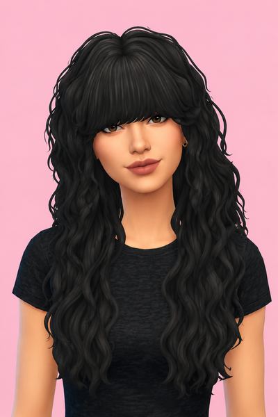 Nerinne Hair (Hair Commissions) custom content (CC) for Sims 4 by jo_se_oh
