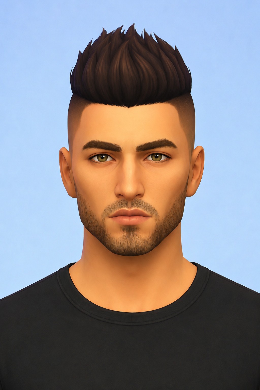 Dawson Hair custom content (CC) for Sims 4 by jo_se_oh