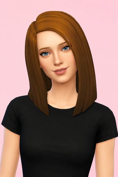Seville Hair (Hair Commissions) custom content (CC) for Sims 4 by jo_se_oh