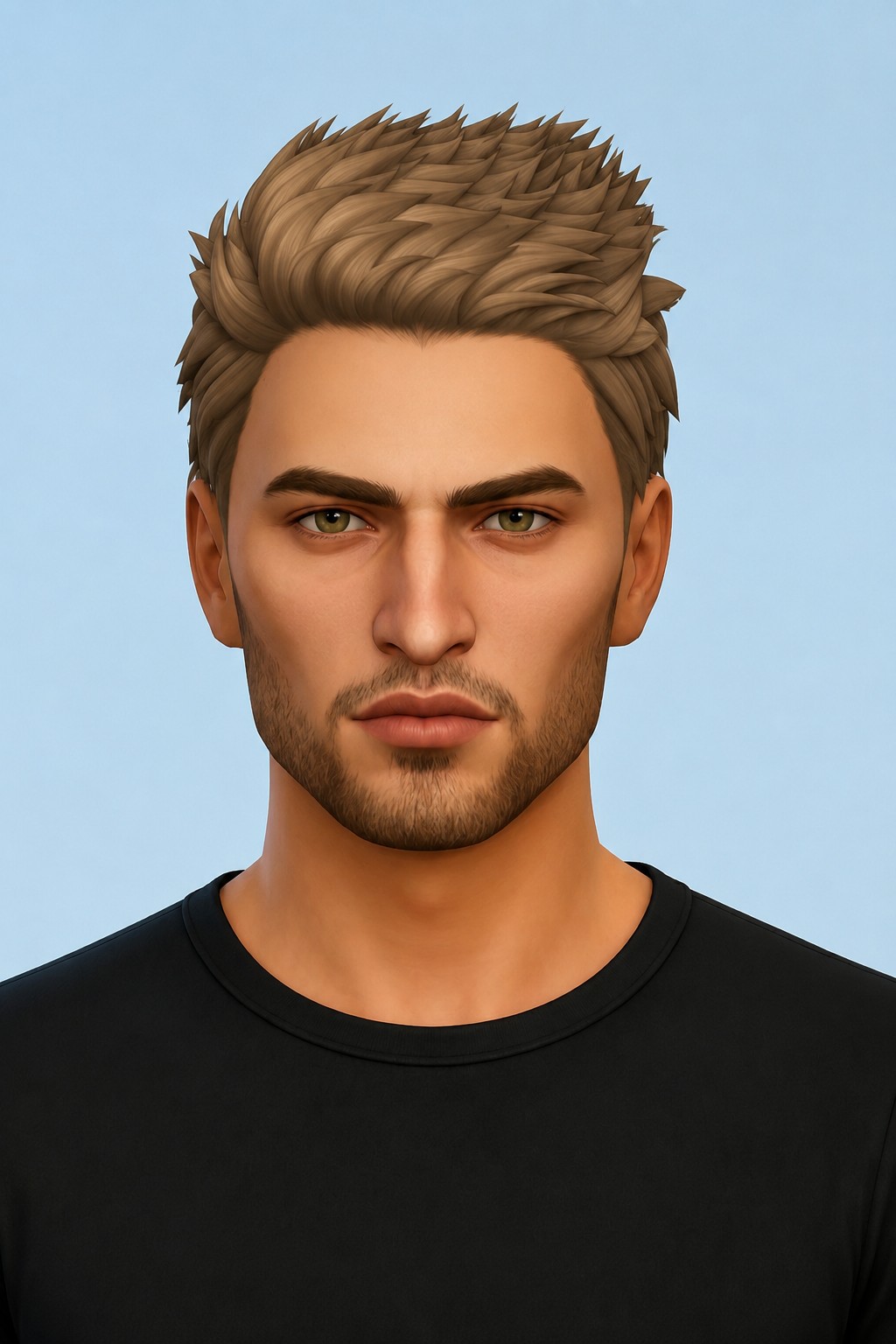 Aria Hair custom content (CC) for Sims 4 by jo_se_oh