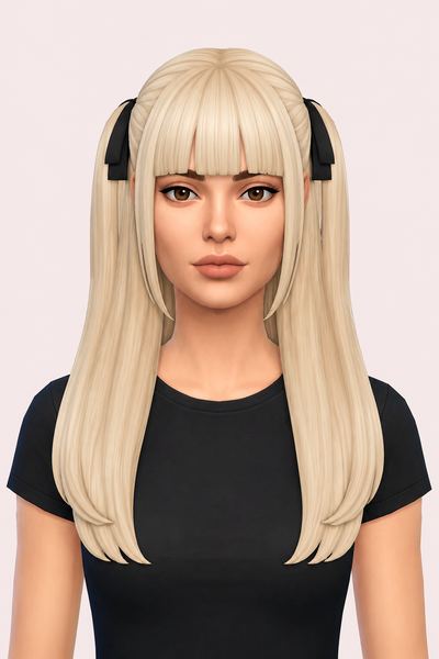 Mima Hair & Accessory (Hair Commissions) custom content (CC) for Sims 4 by jo_se_oh