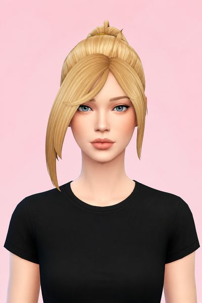 Maalu Hair (Hair Commissions) custom content (CC) for Sims 4 by jo_se_oh