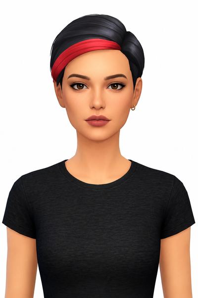 Bloody Mary Hair (Hair Commissions) custom content (CC) for Sims 4 by jo_se_oh