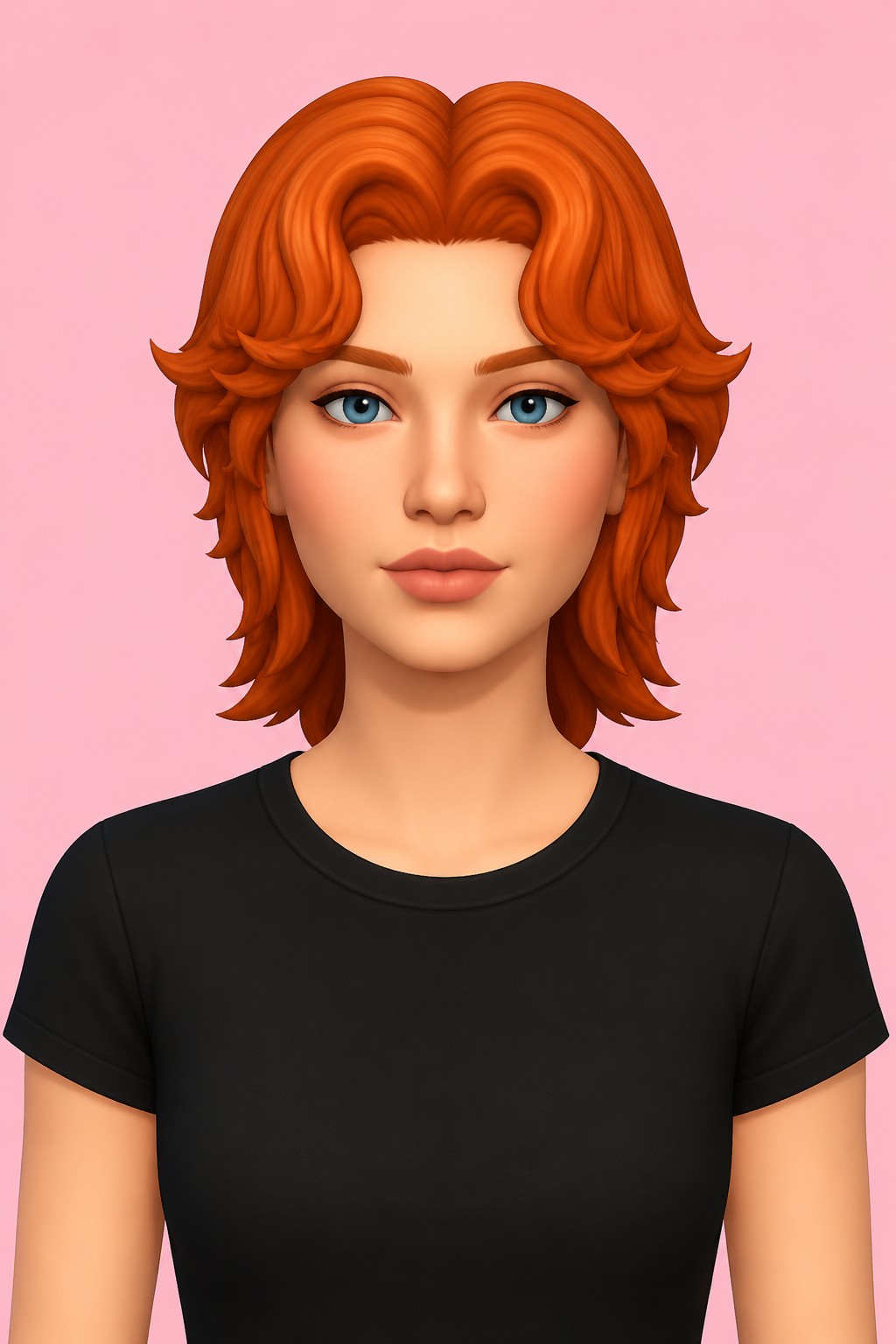Leonard Hair custom content (CC) for Sims 4 by jo_se_oh