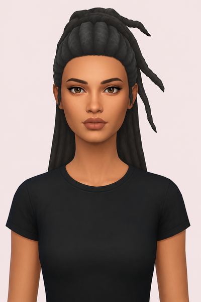 Judy Hair custom content (CC) for Sims 4 by jo_se_oh