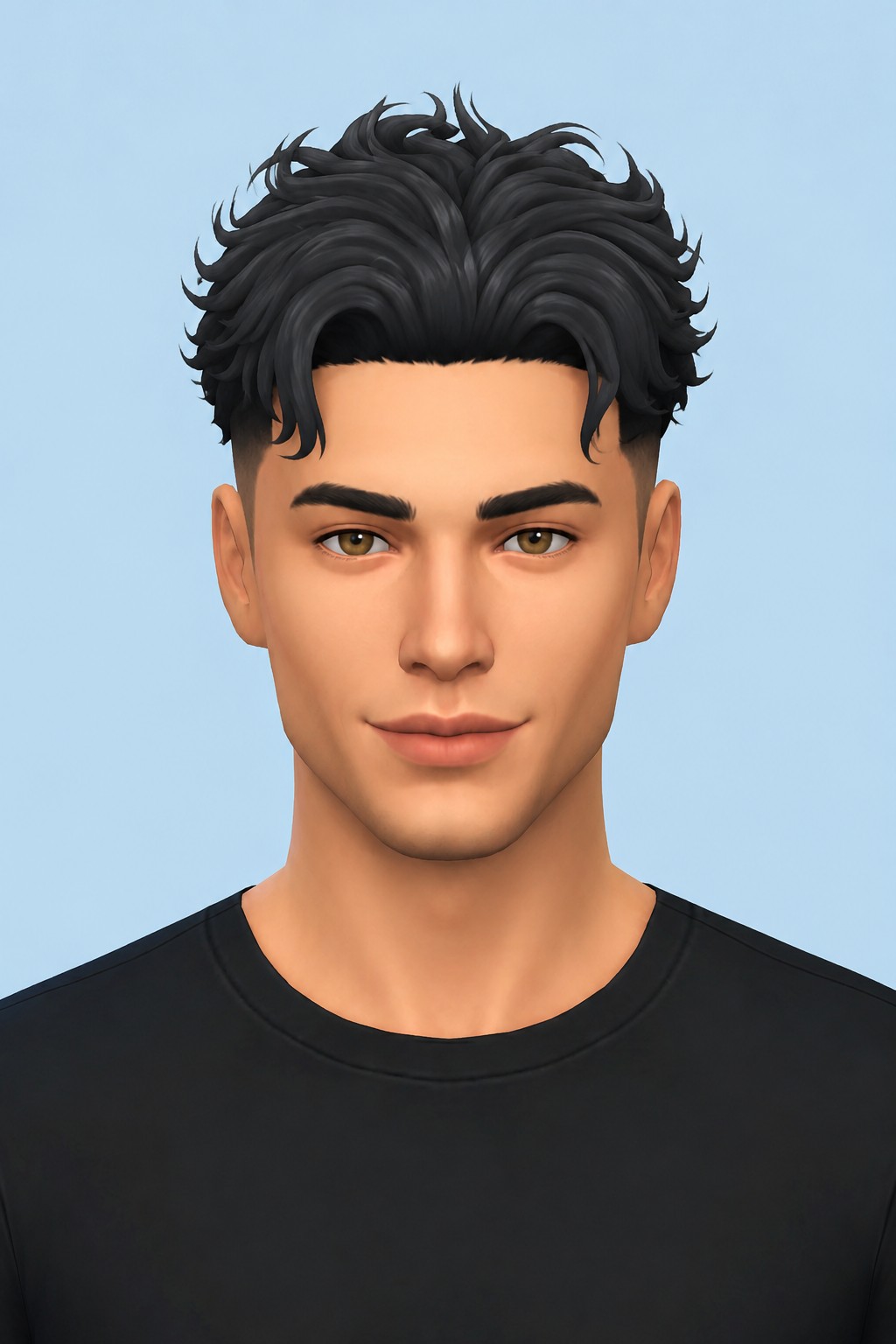 Jamie Hair custom content (CC) for Sims 4 by jo_se_oh
