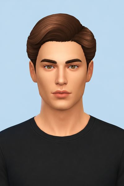 Marion Hair (Hair Commissions) custom content (CC) for Sims 4 by jo_se_oh
