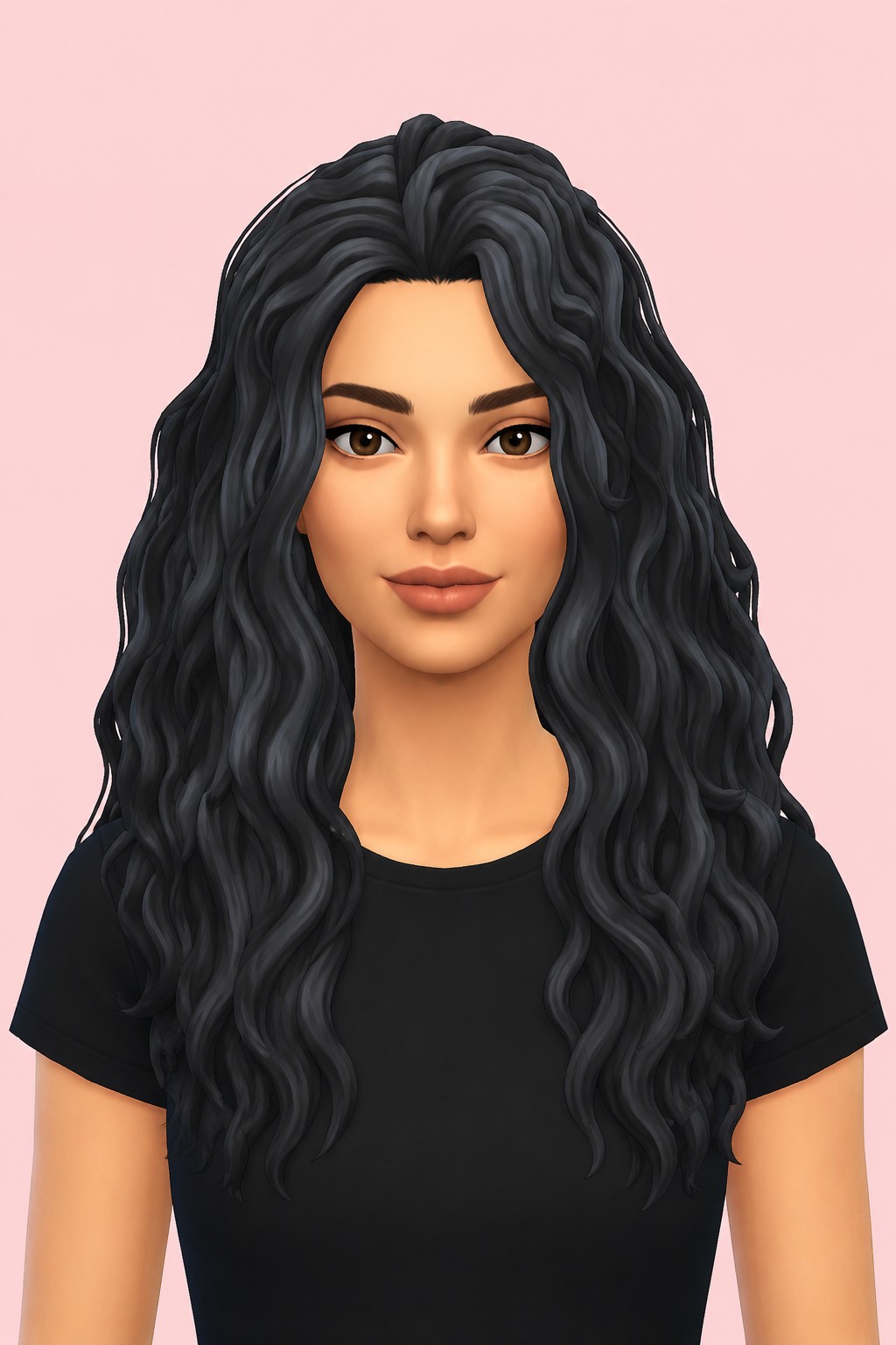 Dianne Hair custom content (CC) for Sims 4 by jo_se_oh
