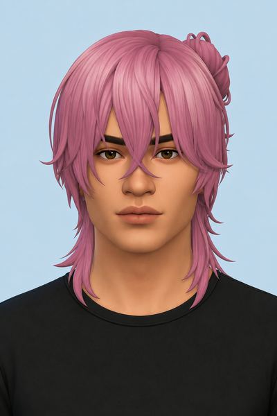 Nori Hair (Hair Commissions) custom content (CC) for Sims 4 by jo_se_oh
