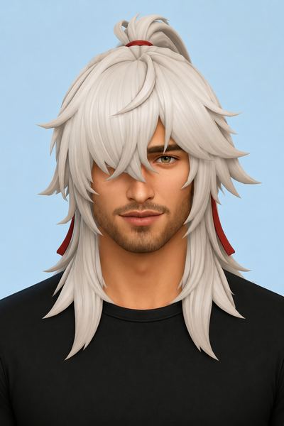 Jing Yuan Hair & Accessory (Hair Commissions) custom content (CC) for Sims 4 by jo_se_oh
