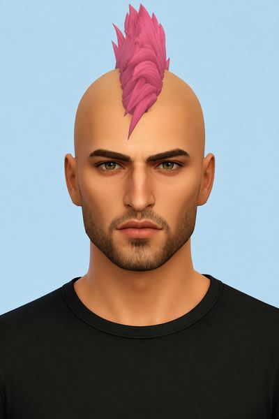 Bazz-B Hair (Hair Commissions) custom content (CC) for Sims 4 by jo_se_oh