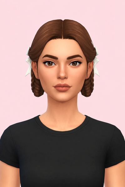 Pearl Hair & Accessory (Hair Commissions) custom content (CC) for Sims 4 by jo_se_oh