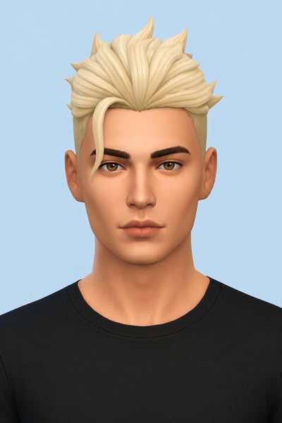 Natsumi Hair (Hair Commissions) custom content (CC) for Sims 4 by jo_se_oh