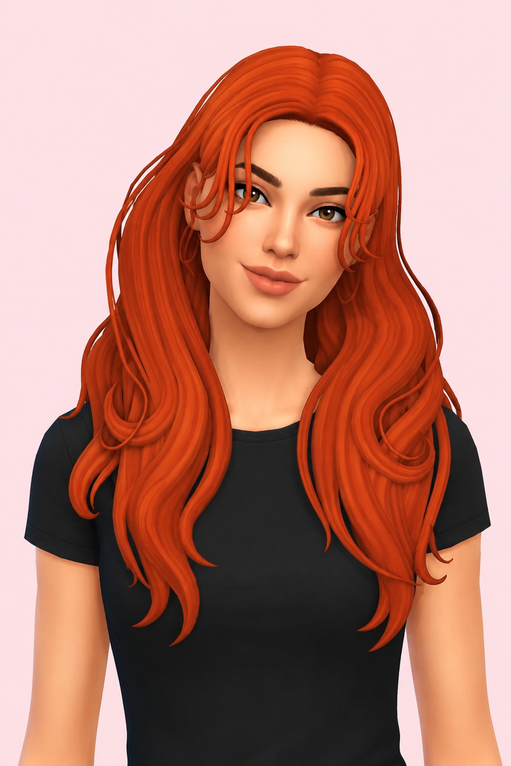 Mindy Hair custom content (CC) for Sims 4 by jo_se_oh