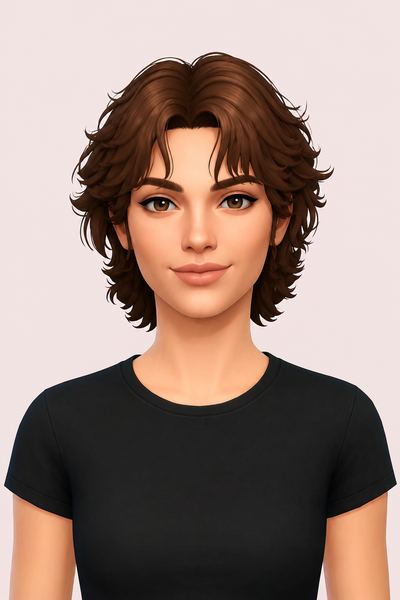 Knox Hair (Hair Commissions) custom content (CC) for Sims 4 by jo_se_oh