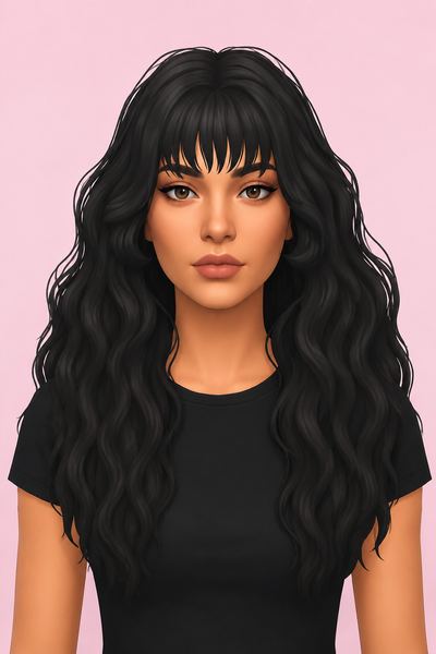 Maya Hair custom content (CC) for Sims 4 by jo_se_oh