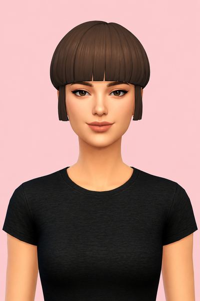 Isabeau Hair (Hair Commissions) custom content (CC) for Sims 4 by jo_se_oh