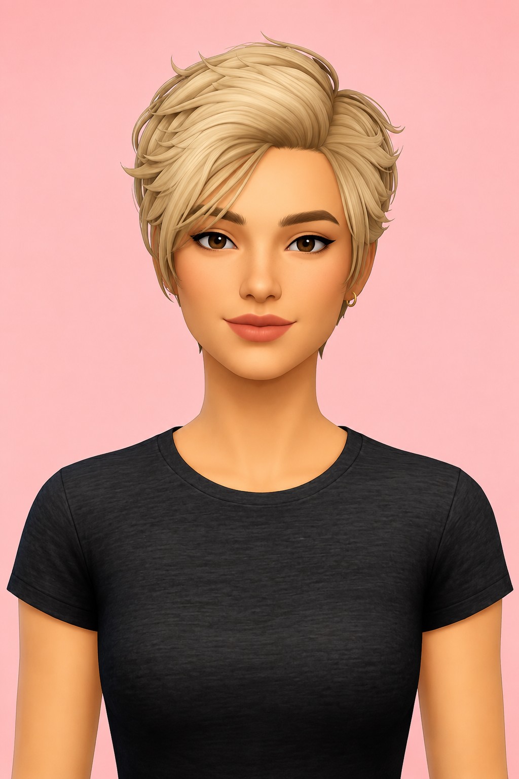 Rhys Hair custom content (CC) for Sims 4 by jo_se_oh