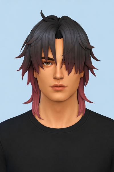 Blade Hair & Accessory (Hair Commissions) custom content (CC) for Sims 4 by jo_se_oh