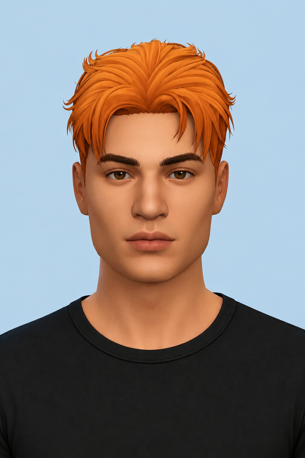 Collin Hair custom content (CC) for Sims 4 by jo_se_oh