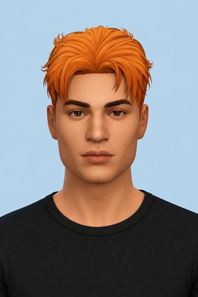 Collin Hair custom content (CC) for Sims 4 by jo_se_oh