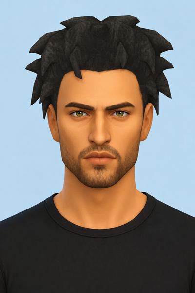 Ziggy Tutti Hair (The Sims Bustin' Out to TS4 hair conversion) - FREE custom content (CC) for Sims 4 by jo_se_oh