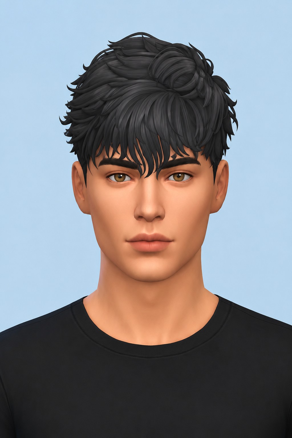 Wyatt Hair custom content (CC) for Sims 4 by jo_se_oh