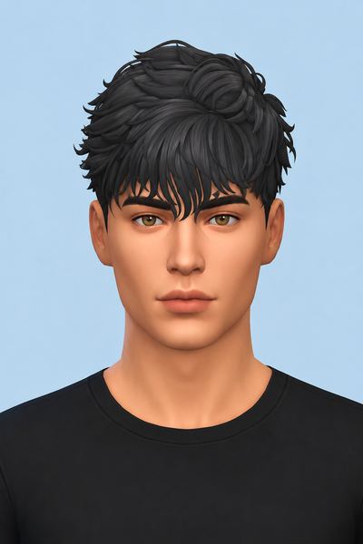 Wyatt Hair custom content (CC) for Sims 4 by jo_se_oh