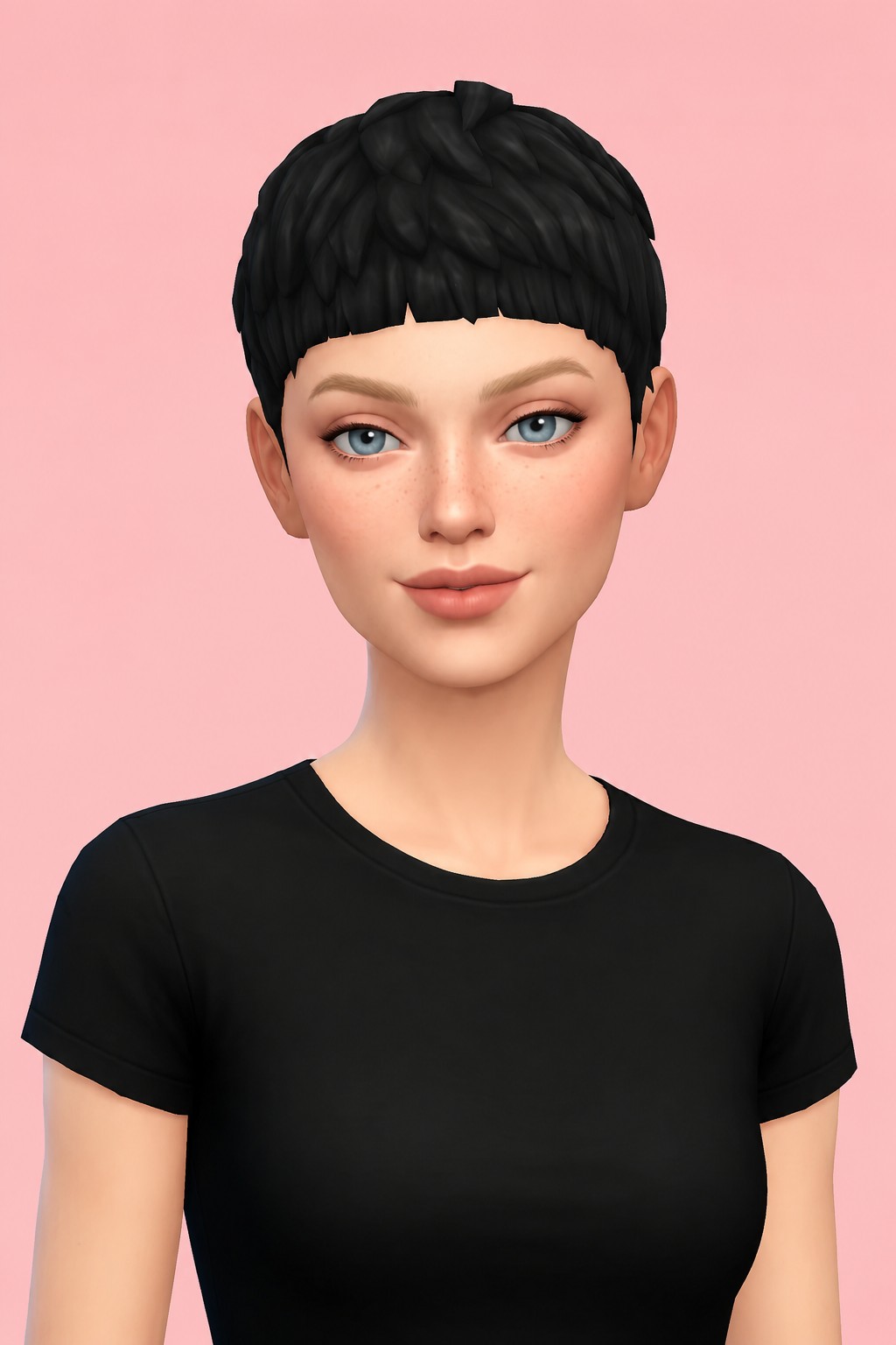 Benji Hair custom content (CC) for Sims 4 by jo_se_oh