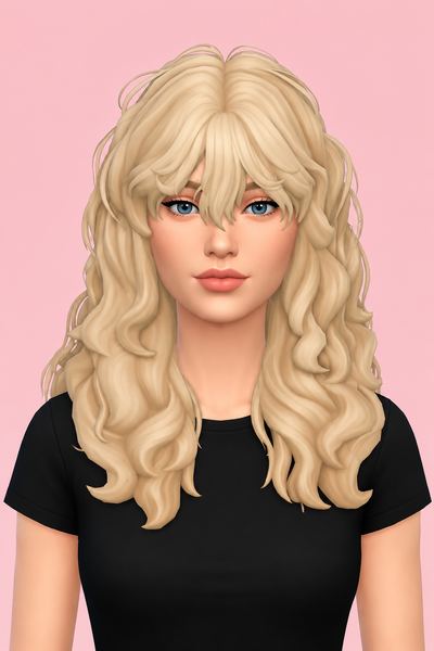 Zara Hair custom content (CC) for Sims 4 by jo_se_oh