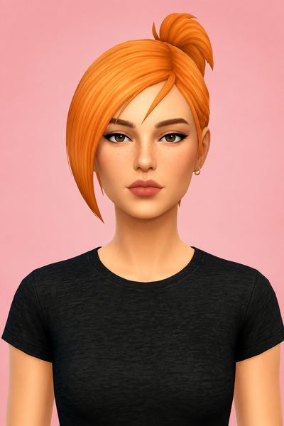 Darcy Hair (Hair Commissions) custom content (CC) for Sims 4 by jo_se_oh