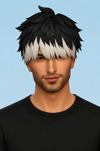 Gen Narumi Hair & Overlay (Hair Commissions) custom content (CC) for Sims 4 by jo_se_oh