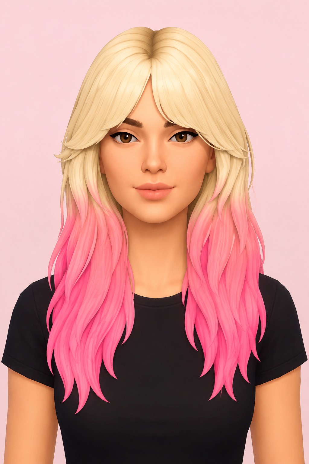 Candy Behr Hair custom content (CC) for Sims 4 by jo_se_oh