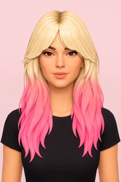 Candy Behr Hair custom content (CC) for Sims 4 by jo_se_oh