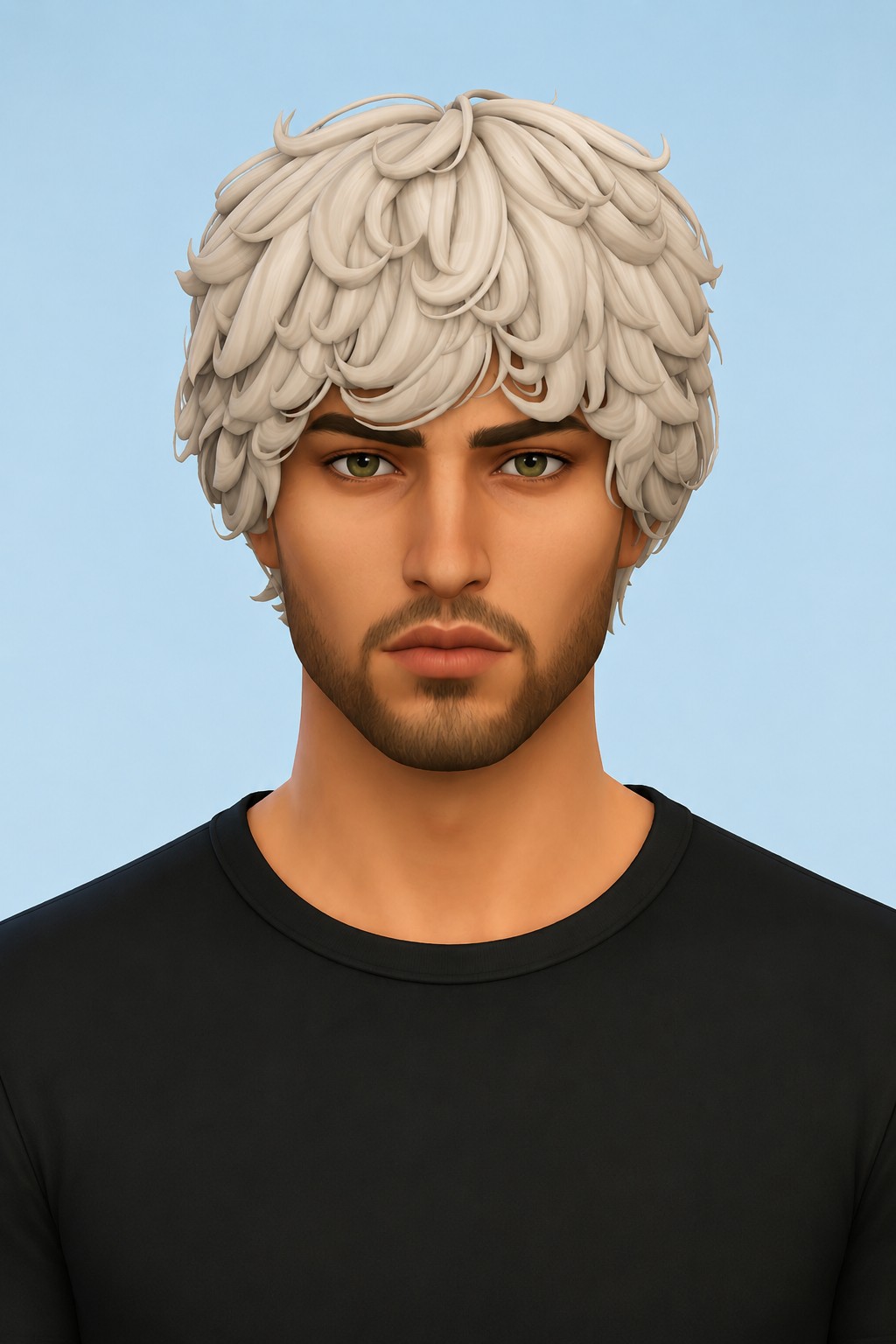 Lewis Hair custom content (CC) for Sims 4 by jo_se_oh