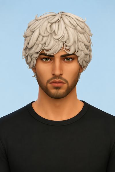 Lewis Hair custom content (CC) for Sims 4 by jo_se_oh