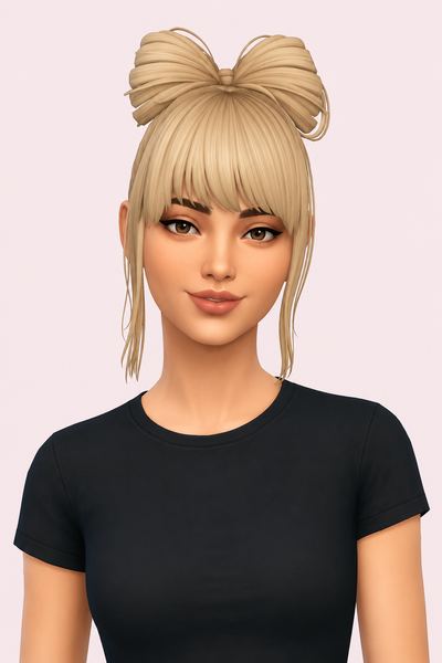 Andrea Hair (Hair Commissions) custom content (CC) for Sims 4 by jo_se_oh