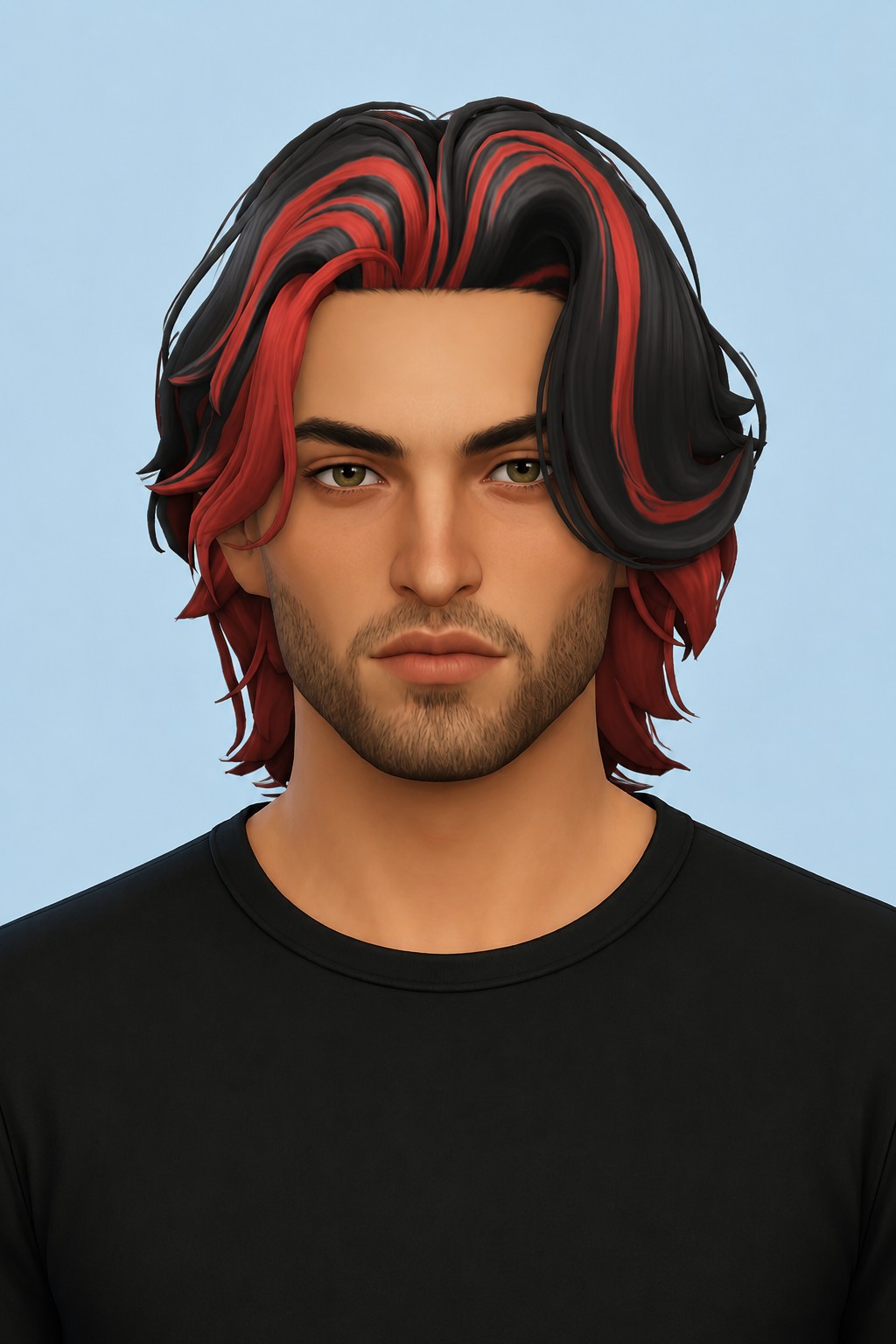 Eric Hair custom content (CC) for Sims 4 by jo_se_oh