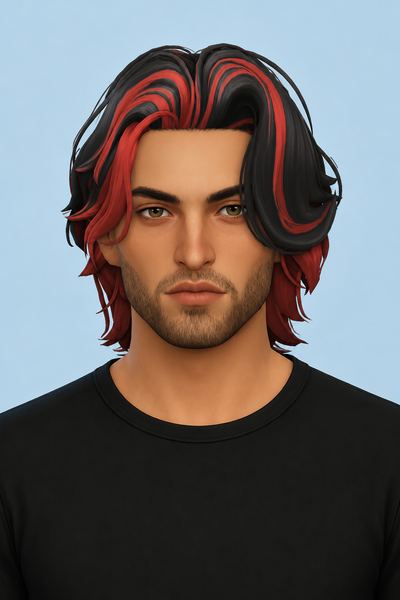 Eric Hair custom content (CC) for Sims 4 by jo_se_oh