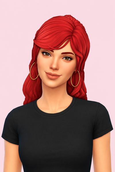 Wickie Hair (Hair Commissions) custom content (CC) for Sims 4 by jo_se_oh