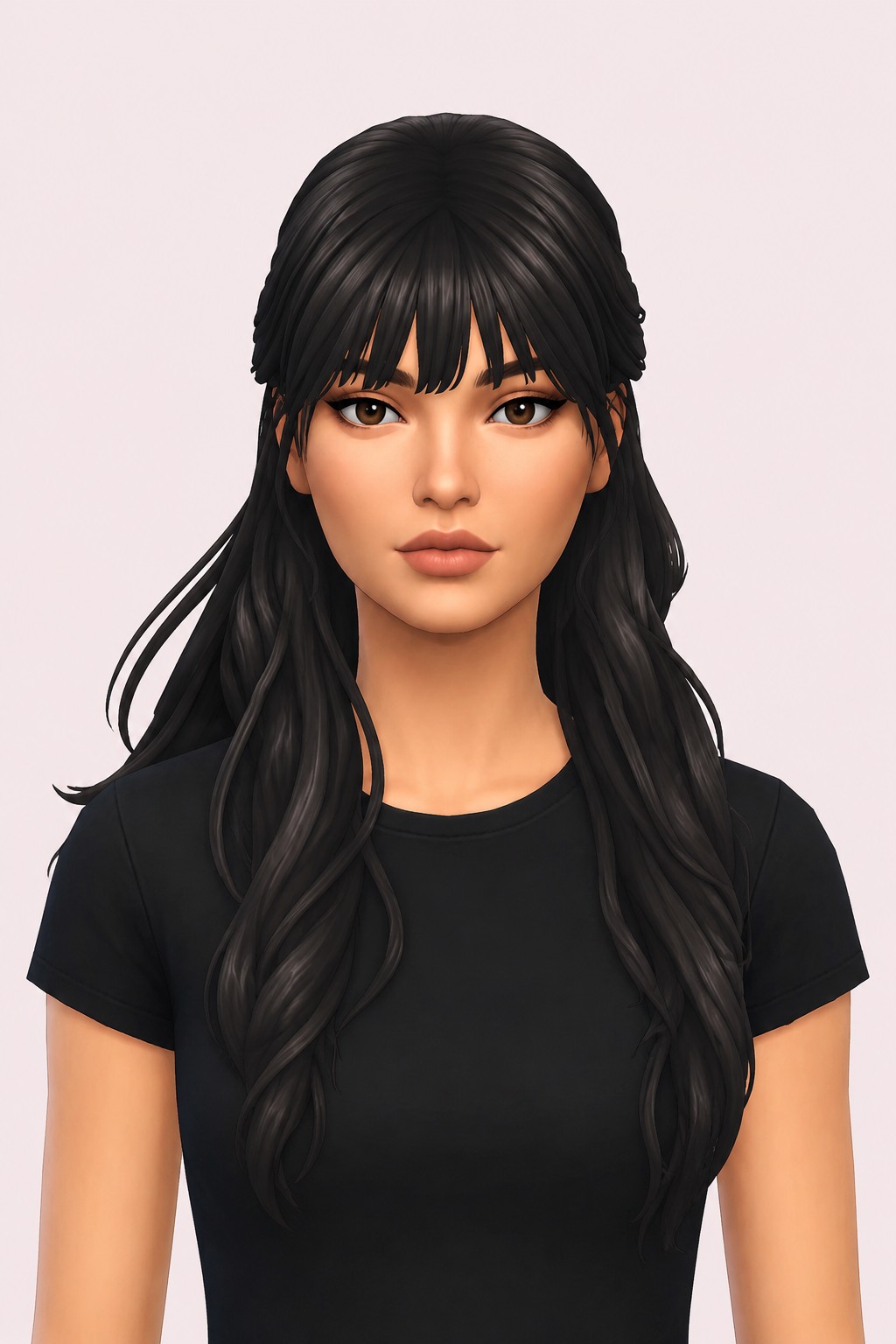 Julia Hair custom content (CC) for Sims 4 by jo_se_oh
