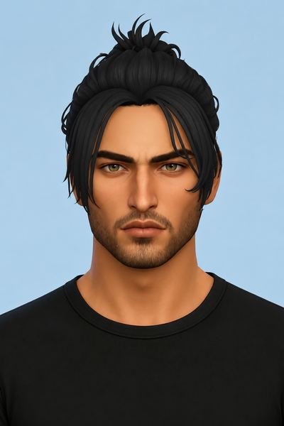 Cole Hair custom content (CC) for Sims 4 by jo_se_oh