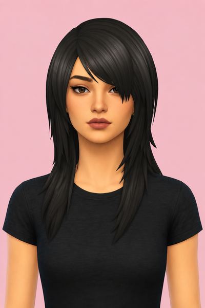 Eve Hair custom content (CC) for Sims 4 by jo_se_oh