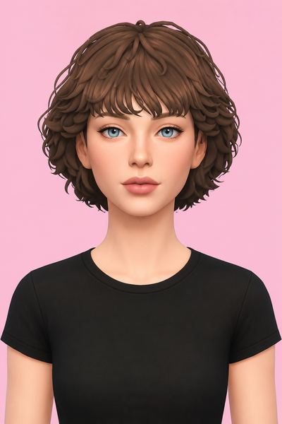 Eleven Hair - S2 Version (Hair Commissions) custom content (CC) for Sims 4 by jo_se_oh