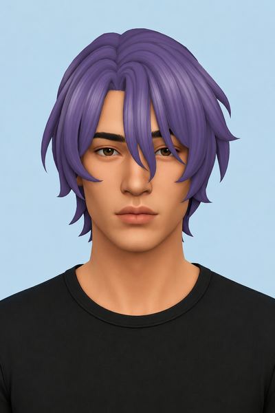 Dr. Ratio Hair (Hair Commissions) custom content (CC) for Sims 4 by jo_se_oh