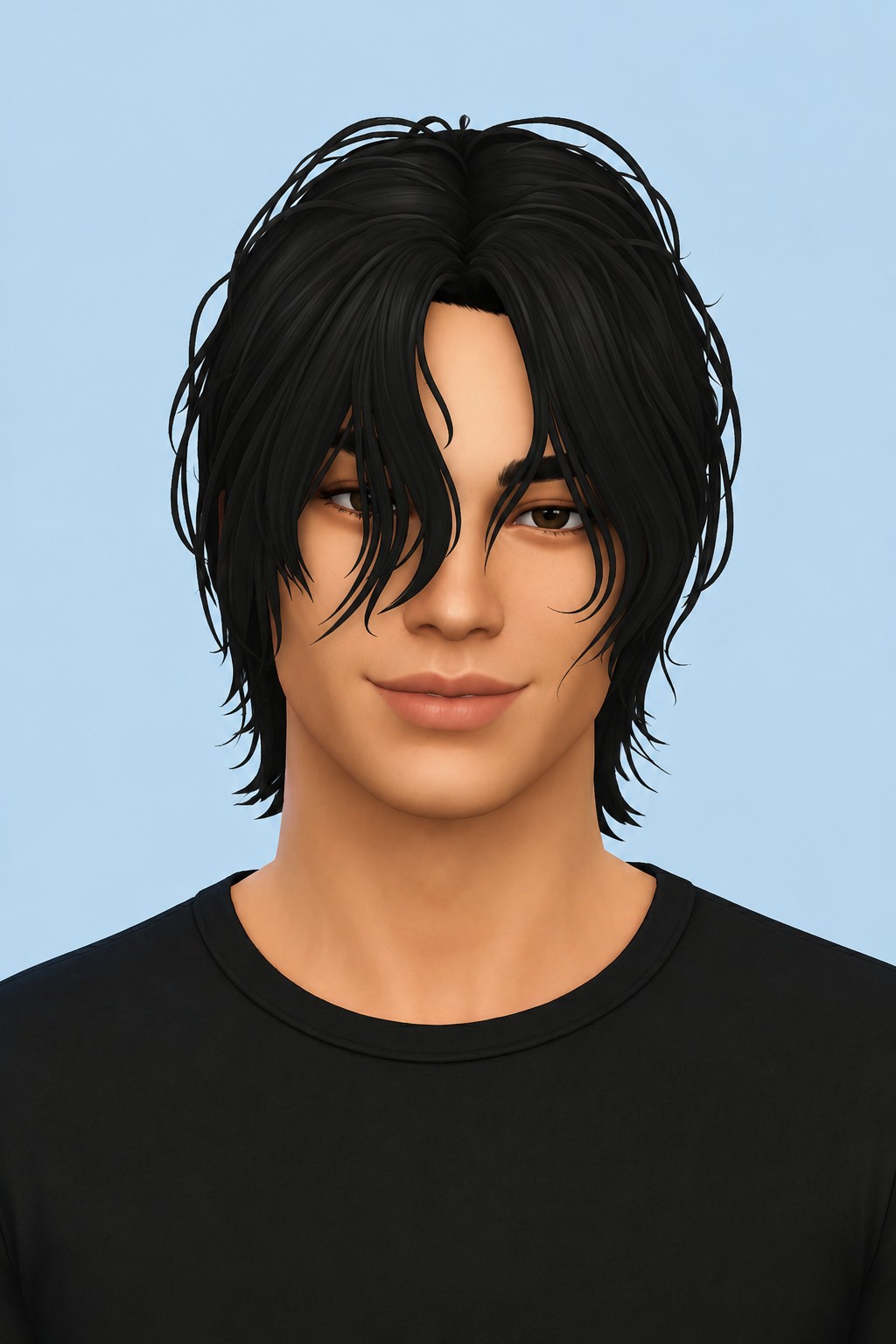 Ian Hair custom content (CC) for Sims 4 by jo_se_oh