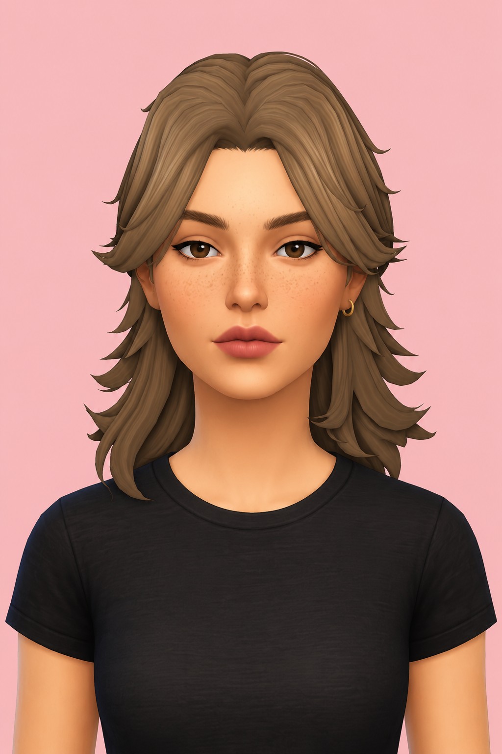 Rein Hair custom content (CC) for Sims 4 by jo_se_oh