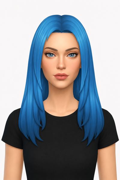 Vankina Hair (Hair Commissions) custom content (CC) for Sims 4 by jo_se_oh