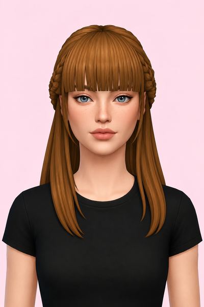 Kara Hair (Hair Commissions) custom content (CC) for Sims 4 by jo_se_oh