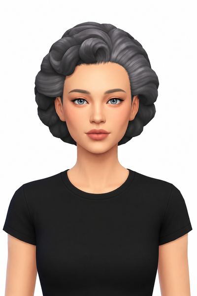 Myrtle Hair custom content (CC) for Sims 4 by jo_se_oh